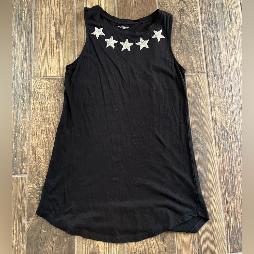 Workshop rhinestone star tank
